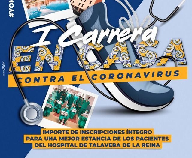 TALAVERA | ‘I Carrera en casa contra el coronavirus’ para ayudar a los pacientes del Hospital