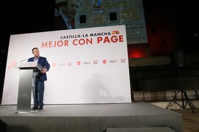 Page pide el voto para "rematar el trabajo" y devolver a la región todo lo recortado por el PP