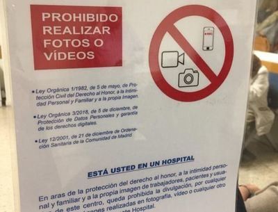 COVID-19 | SESCAM explica la 'polémica' de los carteles en los hospitales