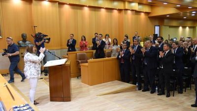 Tita García transmite un mensaje de "optimismo e ilusión" tras convertirse en alcaldesa de Talavera