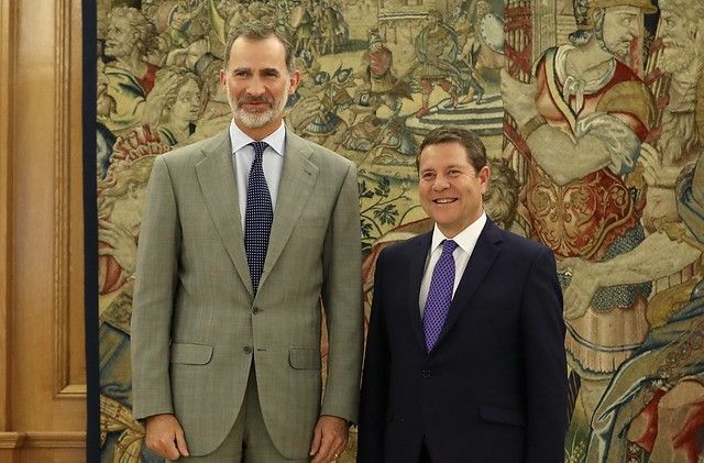 El rey Felipe VI y Emiliano García-Page