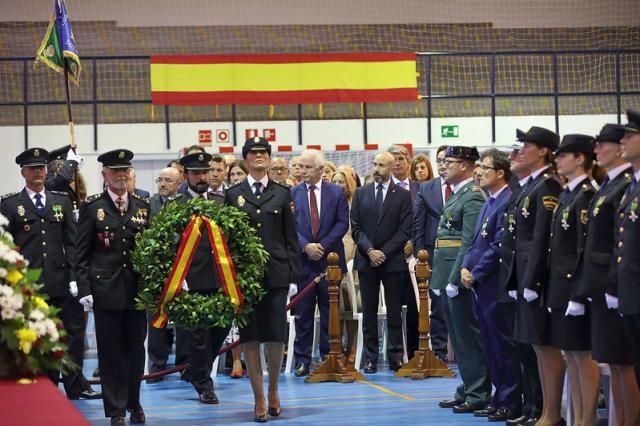 En la imagen del acto del pasado año en la Jefatura Superior de Policía de Castilla-La Mancha