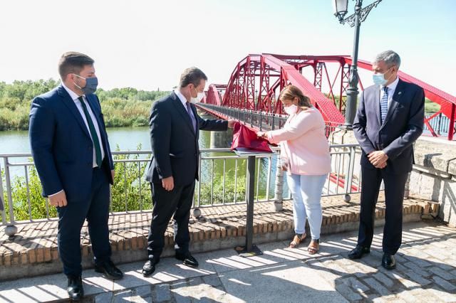 Inauguración de la rehabilitación del Puente de Hierro de Talavera de la Reina - JCCM