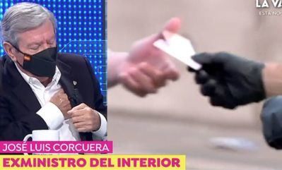 VÍDEO | El susto del exministro Corcuera en 'Espejo Público': "Me ha saltado el desfibrilador, tenemos que dejarlo"