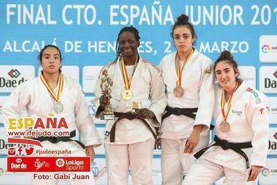 Lucía Pérez se vuelve a alzar con el bronce en el Campeonato de España de judo