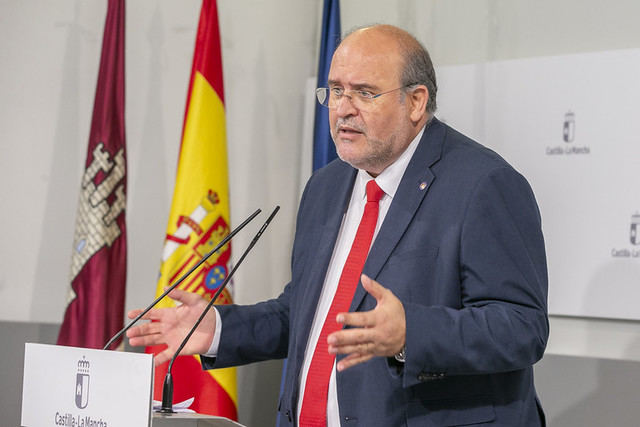 El vicepresidente primero del Gobierno de Castilla-La Mancha, José Luis Martínez Guijarro / Foto:  A. Pérez Herrera - JCCM