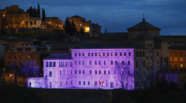 Las Cortes se tiñen de morado en su jornada de ‘Puertas Abiertas’