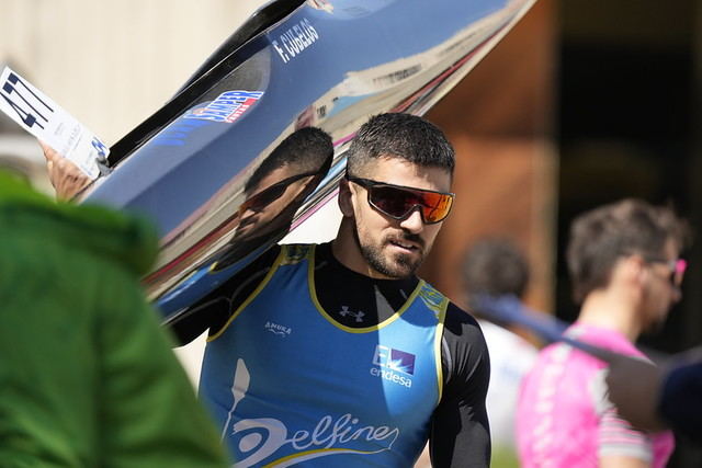 Paco Cubelos en el  LV Campeonato de España de Invierno de Sprint