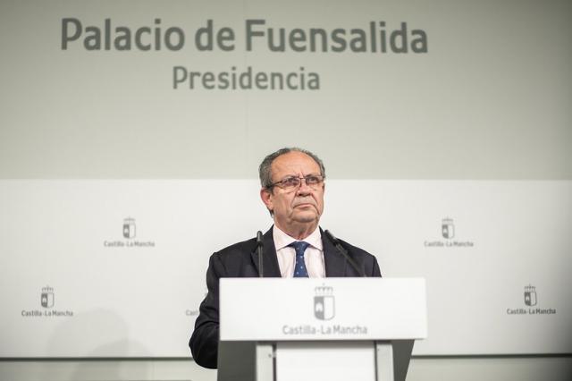 El consejero de Hacienda, Administraciones Públicas y Transformación Digital, Juan Alfonso Ruiz Molina