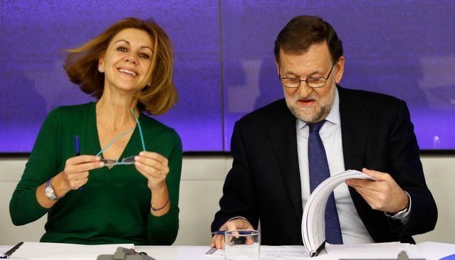 Cospedal y Rajoy en una foto de archivo