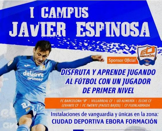 Javier Espinosa y Ebora Formación, unidos en el I Campus del jugador talaverano