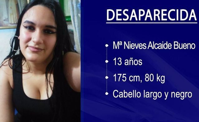 Sin noticias de la joven de 13 años desaparecida