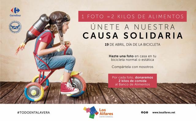 TALAVERA | 1 foto = 2 kilos de alimentos, la iniciativa solidaria de Los Alfares