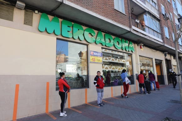 Mercadona supermercado coronavirus  |  Europa Press