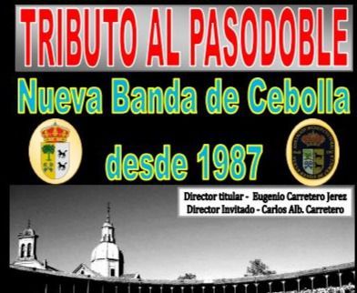 Tributo al pasodoble en la Plaza del Ayuntamiento de Cebolla