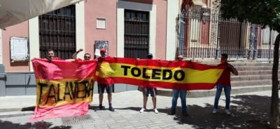 Aficionados de Talavera y Toledo, unidos apoyando a España