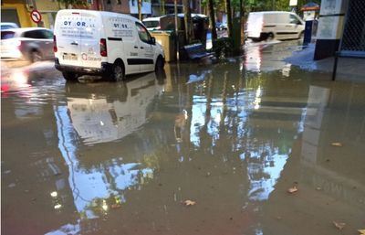 Inundaciones en casas por las fuertes tormentas en Talavera (VIDEO)