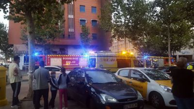 Alarma en Talavera por el incendio en un garaje