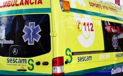 Un herido al volcar un camión en la autovía A-5, sentido Talavera