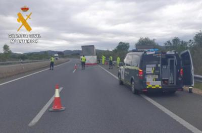 Accidente de tráfico en la A-5, sentido Talavera-Madrid: hay tres mujeres heridas