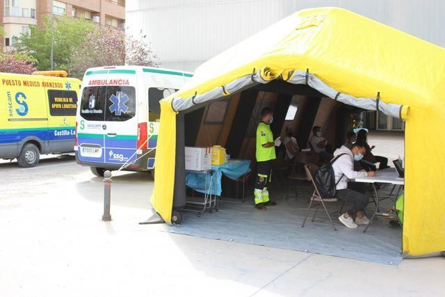 Unidad Móvil de Vacunación en Albacete