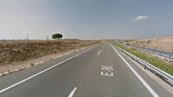 Imagen de la A-5, a la altura del kilómetro 56. GOOGLE STREET VIEW  