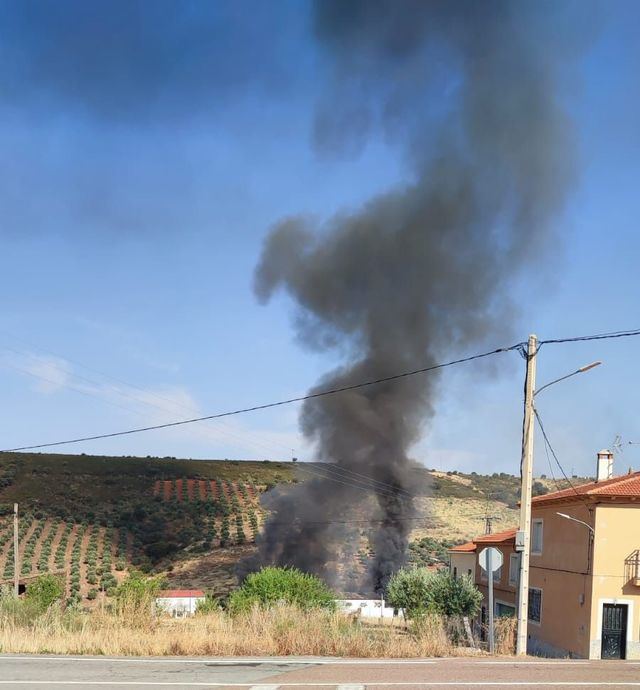 Declarado un incendio en un matadero de La Nava de Ricomalillo