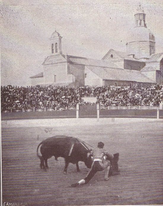 Joselito en la corrida de Talavera de la Reina donde se produjo la cogida mortal 