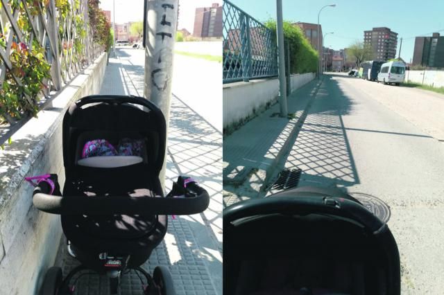 Cuando pasear con carrito de bebé se convierte en un peligro