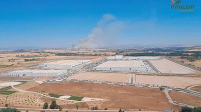 Controlado el incendio de Yunquera de Henares