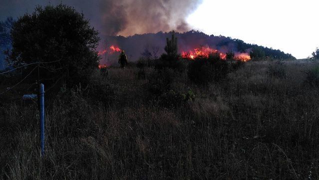 Buena noticia: Estabilizado el incendio de Sevilleja de la Jara