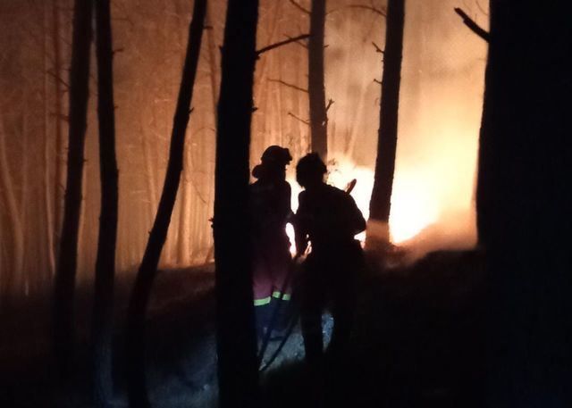 Incendio en Sevilleja de la Jara