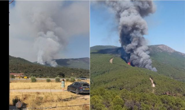 Incendio en Santa Cruz del Valle