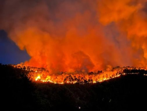 Incendio en Santa Cruz del Valle - Foto: @INFOCYL