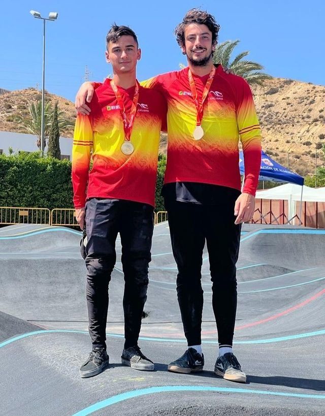 Ángel Heras y Alejandro Alcojor se proclaman campeones de España en Pump Track