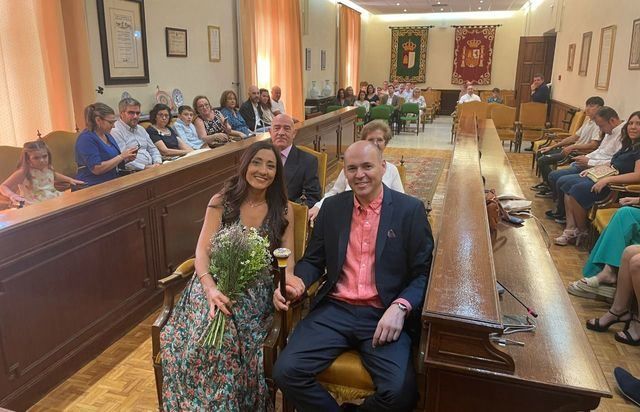 Boda sorpresa en Talavera: ‘Teje’ y Sara se dan el “sí quiero”