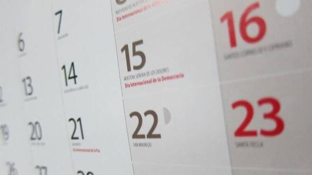 El BOE publica el calendario laboral de 2023