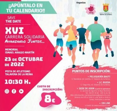 Cortes de tráfico por la XVI Carrera Solidaria ASEM-CLM “avanzando juntos”