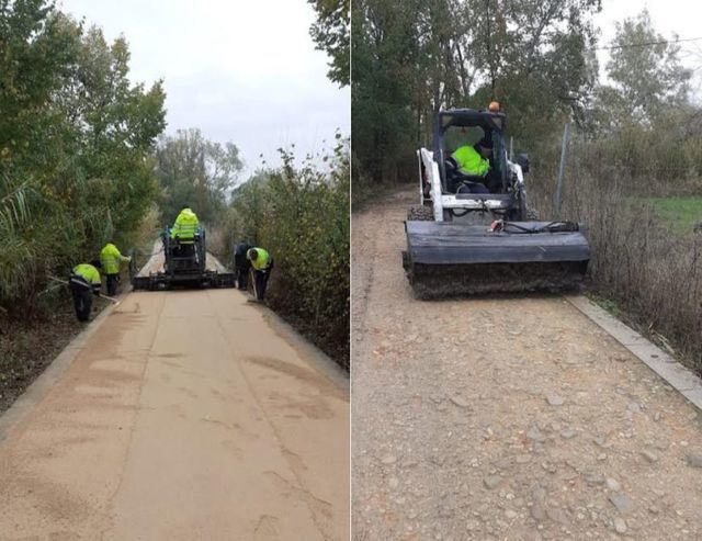 Las imágenes del arreglo de una parte de la Senda Ecológica de Toledo