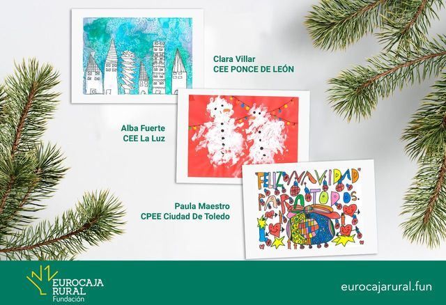 Fundación Eurocaja Rural falla los dibujos ganadores del certamen ‘Tiempo de Navidad’