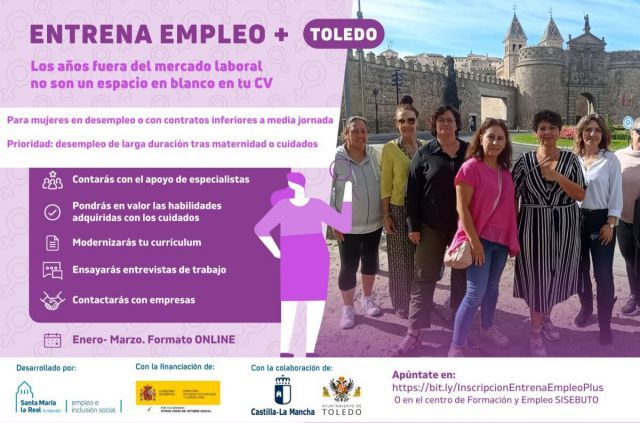 El viernes concluye el plazo para inscribirse en el programa gratuito “Entrena Empleo +”