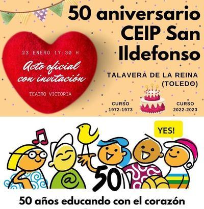 El CEIP San Ildefonso está de aniversario