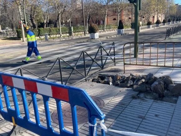 Cortes de tráfico por obras en la avenida Castilla-La Mancha, en Talavera