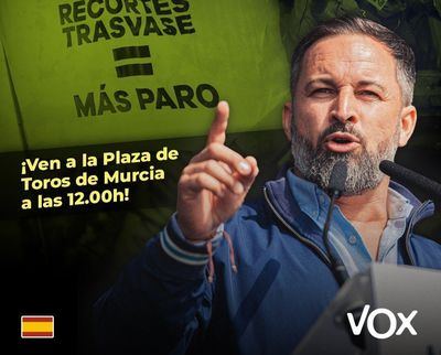 VOX convoca una manifestación en Murcia "en defensa de nuestros agricultores"