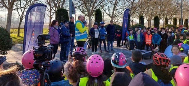 Unos 500 escolares de Talavera y comarca 'juegan en las calles de la ciudad'