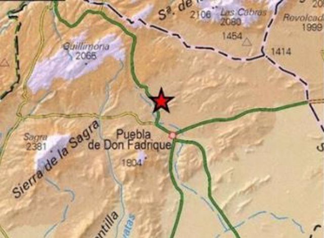 El terremoto de Puebla de Don Fadrique se siente en Castilla-La Mancha