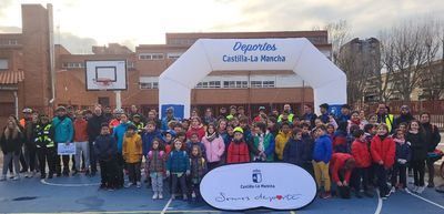 Talavera conmemora el sexto aniversario del Bicibús en el colegio José Bárcena