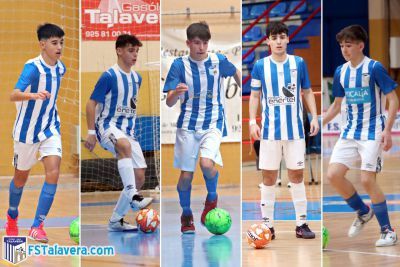 Cinco jugadores del Soliss FS Talavera, convocados con las Selecciones de Castilla-La Mancha