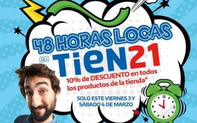 ¡Sólo hoy y mañana! No te pierdas lo descuentos increíbles de Tien 21