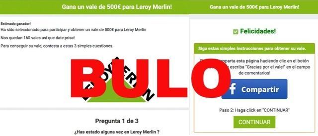 ¿Te ha llegado este mensaje de Leroy Merlin? Es un bulo